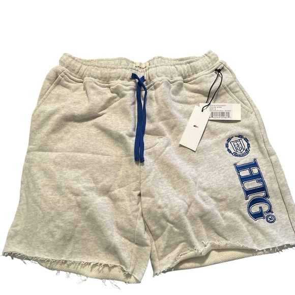 Honor The Gift Men’s Gray Bone Shorts Blue Accents Size Small - Picture 2 of 4
